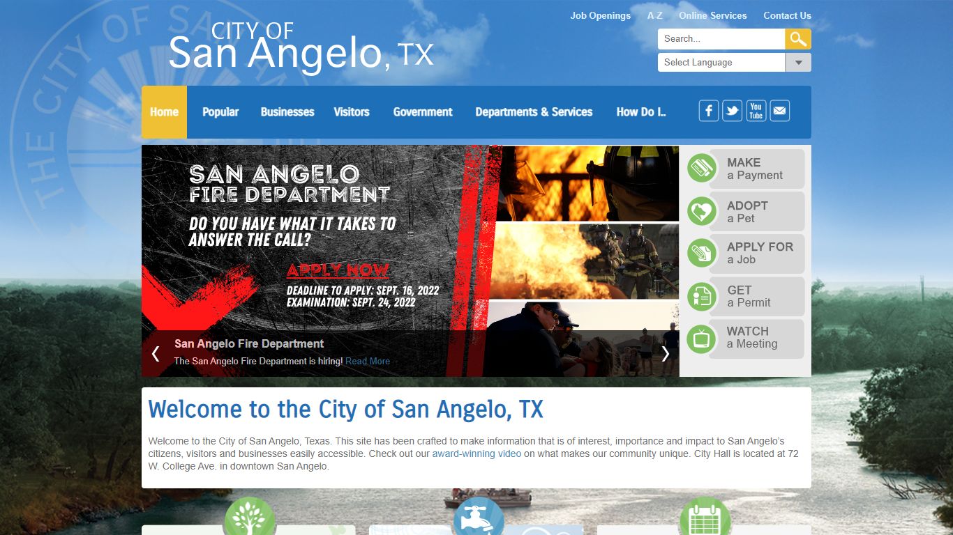City of San Angelo, TX | Home
